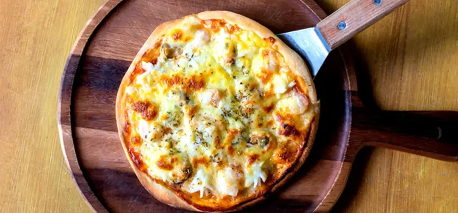 Pizza de frigideira sem glúten